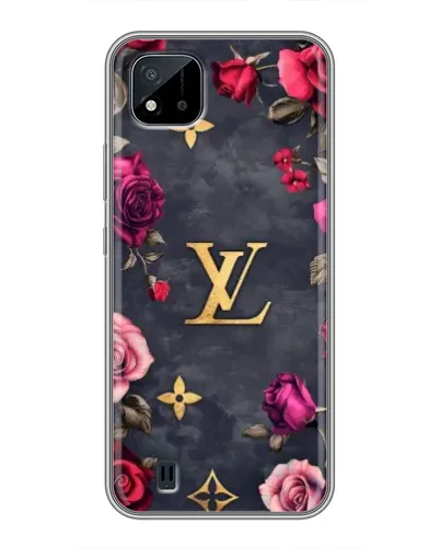 Чехол для Realme C11 (2021) / C20 с картинкой «Цветочный Louis Vuitton»