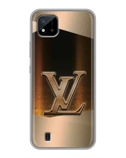 Чехол для Realme C11 (2021) / C20 с картинкой «LV — золотое сияние»