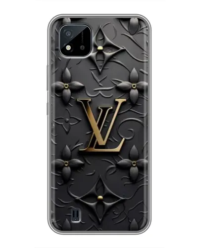 Чехол для Realme C11 (2021) / C20 с картинкой «Кожаная текстура LV»