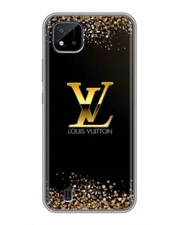 Чехол для Realme C11 (2021) / C20 с картинкой «LV — золотые искры»