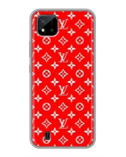 Чехол для Realme C11 (2021) / C20 с картинкой «Яркий паттерн LV»