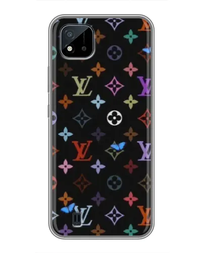 Чехол для Realme C11 (2021) / C20 с картинкой «Цветная монограмма LV»