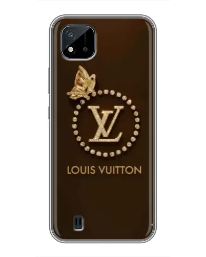 Чехол для Realme C11 (2021) / C20 с картинкой «LV — золотая печать»