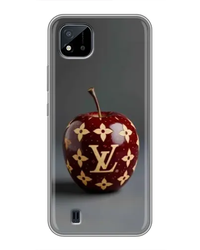 Чехол для Realme C11 (2021) / C20 с картинкой «Красное яблоко LV»