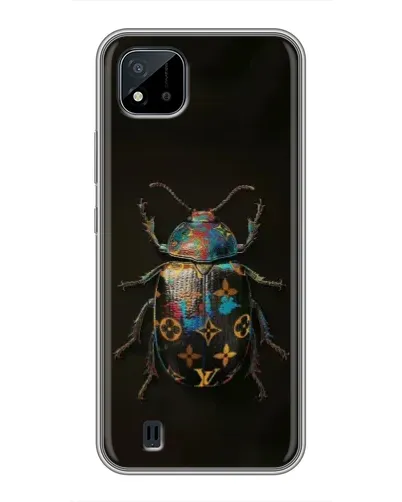 Чехол для Realme C11 (2021) / C20 с картинкой «LV — мраморный принт»