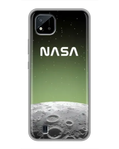 Чехол для Realme C11 (2021) / C20 с картинкой «NASA — лунный градиент»