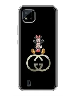 Чехол для Realme C11 (2021) / C20 с картинкой «Минни Маус на лого»