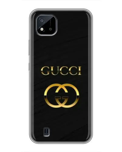 Чехол для Realme C11 (2021) / C20 с картинкой «Золотой логотип Gucci» Чехол для Realme C11 (2021) / C20 с картинкой «Золотой логотип Gucci»