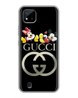 Чехол для Realme C11 (2021) / C20 с картинкой «Gucci — герои Disney»