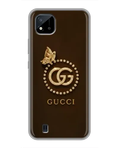 Чехол для Realme C11 (2021) / C20 с картинкой «Gucci — золотая бабочка» Чехол для Realme C11 (2021) / C20 с картинкой «Gucci — золотая бабочка»