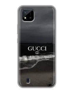 Чехол для Realme C11 (2021) / C20 с картинкой «Gucci — морской прибой»