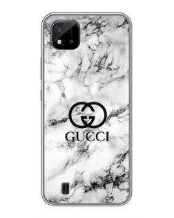 Чехол для Realme C11 (2021) / C20 с картинкой «Gucci — мраморный шик»