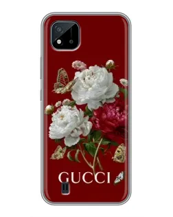 Чехол для Realme C11 (2021) / C20 с картинкой «Gucci —  сад»