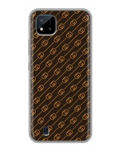 Чехол для Realme C11 (2021) / C20 с картинкой «Gucci — золотые диагонали» Чехол для Realme C11 (2021) / C20 с картинкой «Gucci — золотые диагонали»