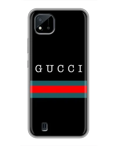 Чехол для Realme C11 (2021) / C20 с картинкой «Gucci — красный пояс» Чехол для Realme C11 (2021) / C20 с картинкой «Gucci — красный пояс»