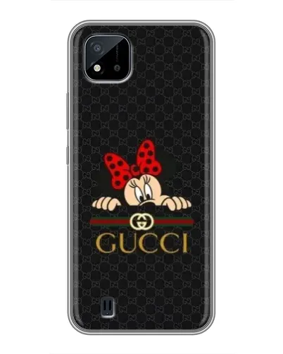 Чехол для Realme C11 (2021) / C20 с картинкой «Минни Маус Gucci — черный» Чехол для Realme C11 (2021) / C20 с картинкой «Минни Маус Gucci — черный»