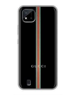 Чохол для Realme C11 (2021) / C20 з картинкою «Gucci — строга лінія»