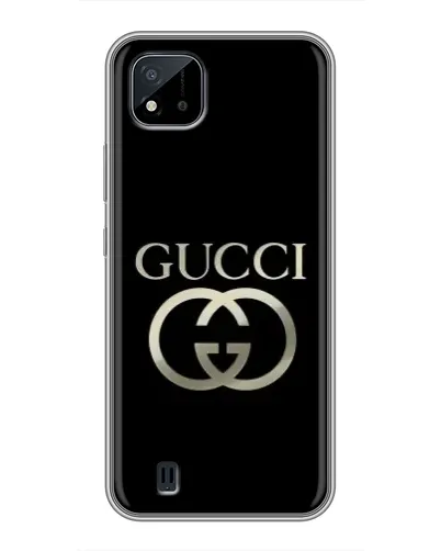 Чехол для Realme C11 (2021) / C20 с картинкой «Gucci — золото на черном» Чехол для Realme C11 (2021) / C20 с картинкой «Gucci — золото на черном»