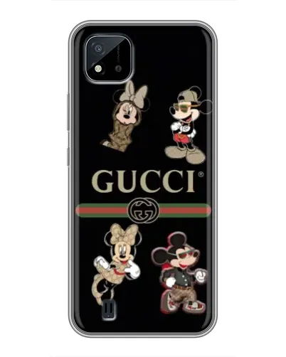 Чехол для Realme C11 (2021) / C20 с картинкой «Gucci — герои Disney и монограмма» Чехол для Realme C11 (2021) / C20 с картинкой «Gucci — герои Disney и монограмма»
