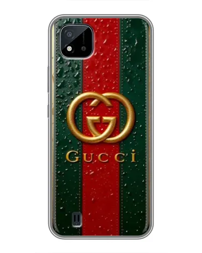 Чохол для Realme C11 (2021) / C20 з картинкою «Gucci — фірмова смуга та золото» Чохол для Realme C11 (2021) / C20 з картинкою «Gucci — фірмова смуга та золото»