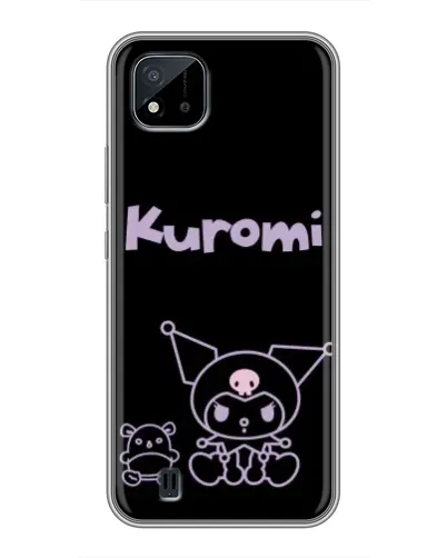 Чохол для Realme C11 (2021) / C20 з картинкою «Kuromi — чорний мінімалізм» Чохол для Realme C11 (2021) / C20 з картинкою «Kuromi — чорний мінімалізм»