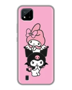 Чохол для Realme C11 (2021) / C20 з картинкою «My Melody та Kuromi» Чохол для Realme C11 (2021) / C20 з картинкою «My Melody та Kuromi»