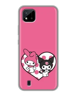Чохол для Realme C11 (2021) / C20 з картинкою «Kuromi та My Melody» Чохол для Realme C11 (2021) / C20 з картинкою «Kuromi та My Melody»
