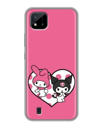 Чохол для Realme C11 (2021) / C20 з картинкою «Kuromi та My Melody» Чохол для Realme C11 (2021) / C20 з картинкою «Kuromi та My Melody»