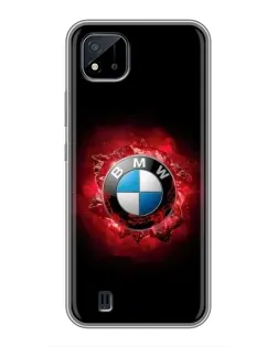 Чохол для Realme C11 (2021) / C20 з картинкою «Логотип BMW — спалах»