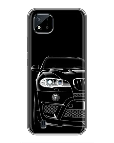 Чохол для Realme C11 (2021) / C20 з картинкою «Темний силует BMW» Чохол для Realme C11 (2021) / C20 з картинкою «Темний силует BMW»