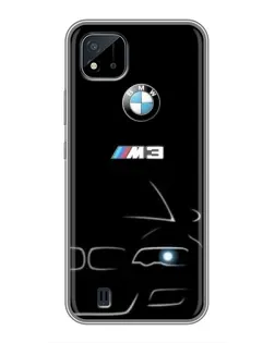 Чохол для Realme C11 (2021) / C20 з картинкою «Мінімалістичний принт BMW M3»