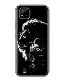 Чохол для Realme C11 (2021) / C20 з картинкою «BMW та лев»