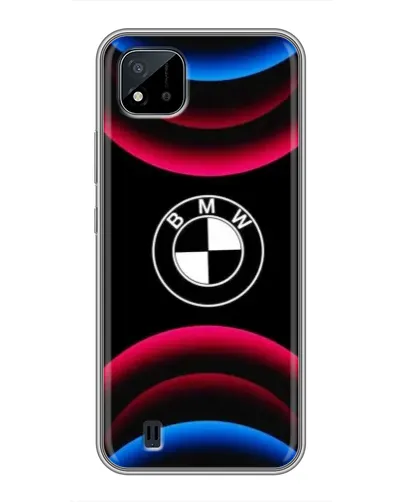 Чохол для Realme C11 (2021) / C20 з картинкою «Логотип BMW та неонові дуги» Чохол для Realme C11 (2021) / C20 з картинкою «Логотип BMW та неонові дуги»