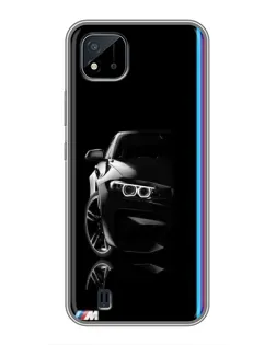 Чохол для Realme C11 (2021) / C20 з картинкою «Силует BMW в темряві»