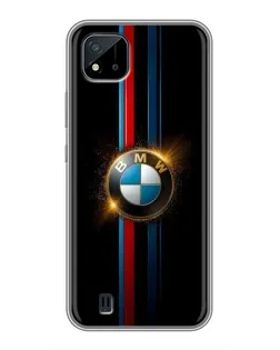 Чохол для Realme C11 (2021) / C20 з картинкою «BMW M-Power неон»