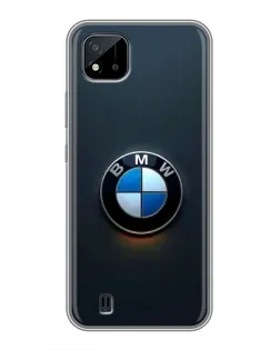 Чохол для Realme C11 (2021) / C20 з картинкою «Логотип BMW — мінімалізм»