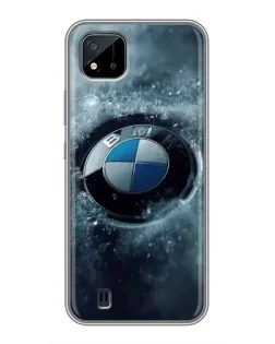 Чохол для Realme C11 (2021) / C20 з картинкою «Логотип BMW — лід»