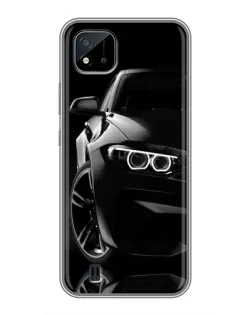 Чохол для Realme C11 (2021) / C20 з картинкою «Чорна BMW — профіль»
