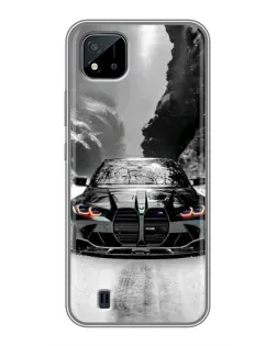 Чохол для Realme C11 (2021) / C20 з картинкою «BMW — акварельний дрифт»