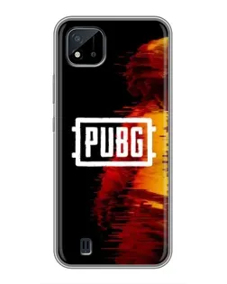 Чохол для Realme C11 (2021) / C20 з картинкою «Яскравий логотип PUBG»