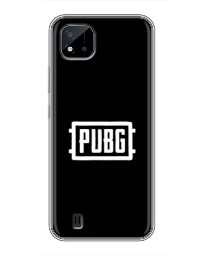Чехол для Realme C11 (2021) / C20 с картинкой «Лого BMW — металлический блеск»