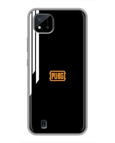 Чехол для Realme C11 (2021) / C20 с картинкой «PUBG — вертикальные линии»