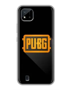 Чехол для Realme C11 (2021) / C20 с картинкой «PUBG — рамка лого»