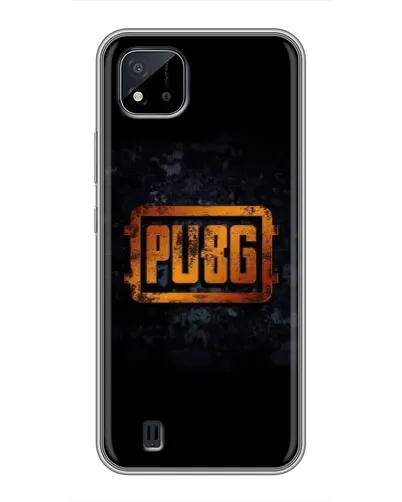 Чехол для Realme C11 (2021) / C20 с картинкой «PUBG — золотой логотип»