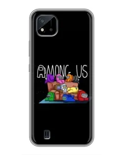 Чохол для Realme C11 (2021) / C20 з картинкою «Логотип Among Us»