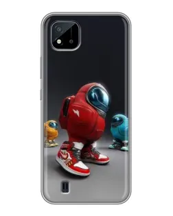 Чехол для Realme C11 (2021) / C20 с картинкой «Among Us — 3D стиль» Чехол для Realme C11 (2021) / C20 с картинкой «Among Us — 3D стиль»