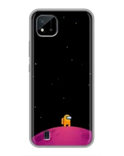 Чехол для Realme C11 (2021) / C20 с картинкой «Одинокий герой на планете» Чехол для Realme C11 (2021) / C20 с картинкой «Одинокий герой на планете»