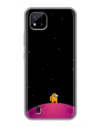 Чехол для Realme C11 (2021) / C20 с картинкой «Одинокий герой на планете»