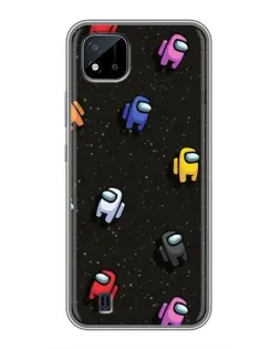 Чехол для Realme C11 (2021) / C20 с картинкой «Космический паттерн Among Us» Чехол для Realme C11 (2021) / C20 с картинкой «Космический паттерн Among Us»