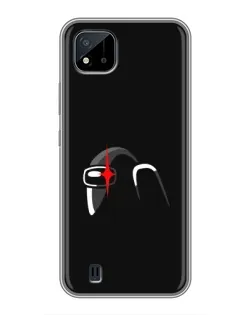 Чехол для Realme C11 (2021) / C20 с картинкой «Among Us шлем» Чехол для Realme C11 (2021) / C20 с картинкой «Among Us шлем»